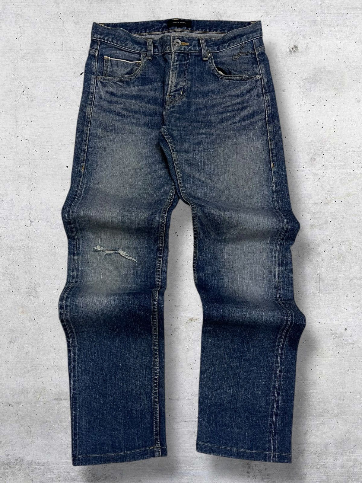 JOSEPH HOMME VINTAGE JOSEPH HOMME DISTRESSING CUT OG DESIGN DENIM 90S Size US 29 - 1 Thumbnail