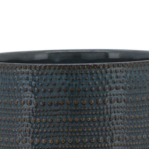 Designer × Homemade 8" DOTTED PLANTER W/ WOOD STAND, GREEN Size US L / EU 52-54 / 3 - 7 Thumbnail