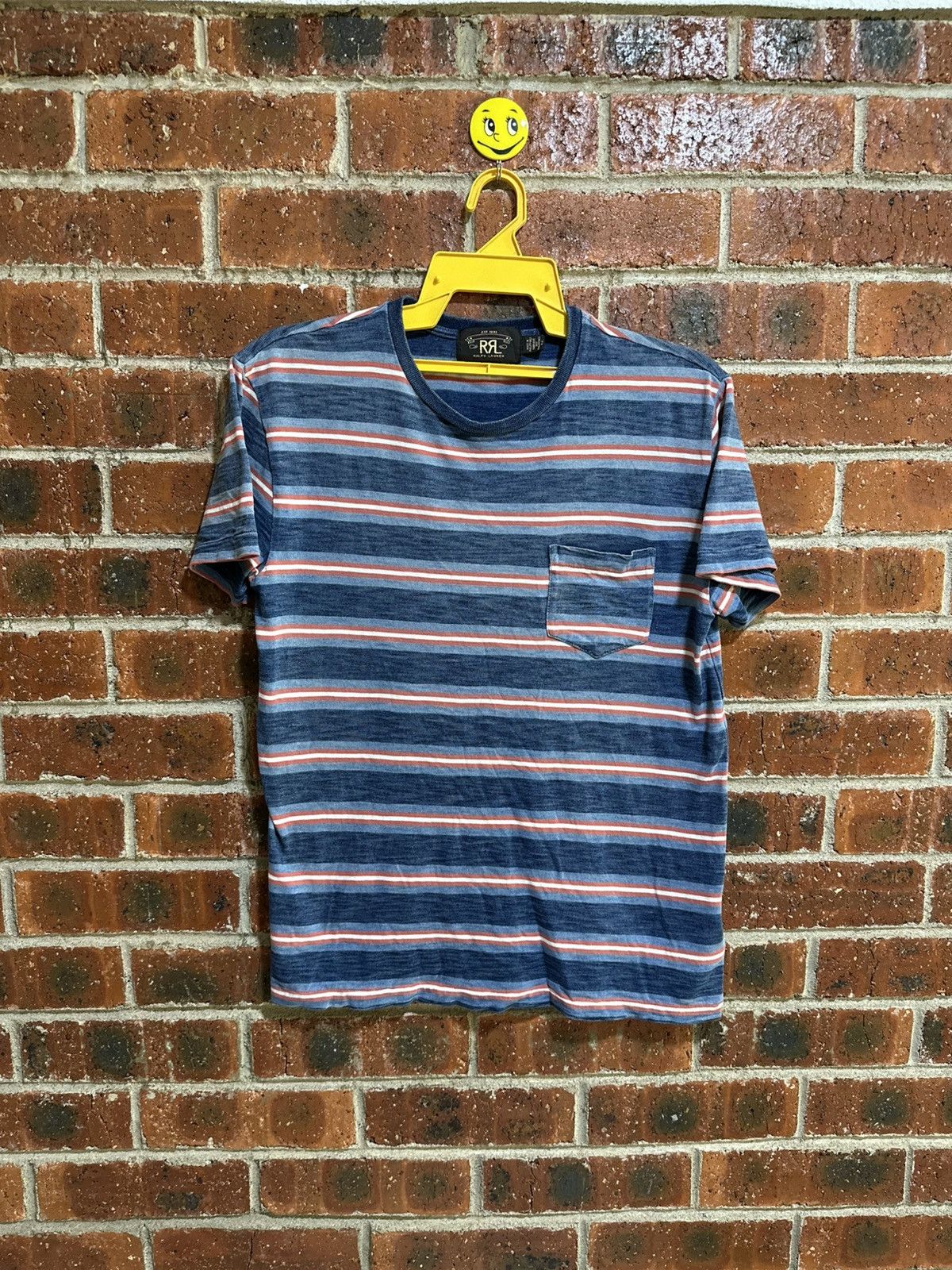 Vintage RRL Ralph Lauren Stripe Pocket Tee