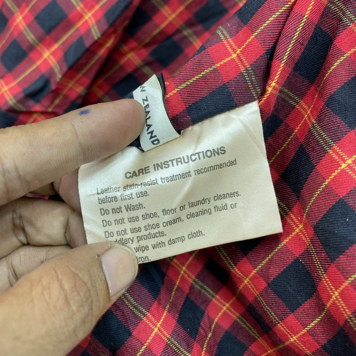 Jaded by Knight 🫶 vintage Knight Leather Field Jacket Checked Lining Size US S / EU 44-46 / 1 - 13 Thumbnail