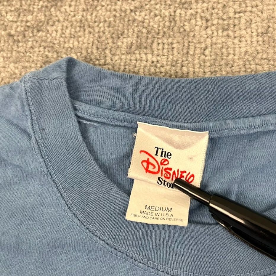 Disney VTG Winnie The Pooh Shirt Mens M Blue Two-Tone Disney Store Tee USA Size US M / EU 48-50 / 2 - 5 Thumbnail