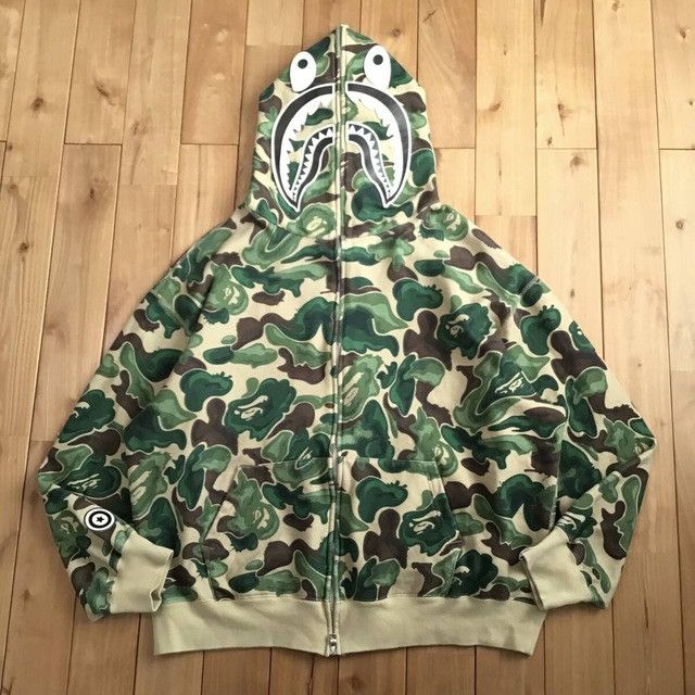 Bape BAPE ART camo Shark Full Zip Hoodie a bathing ape Size US L / EU 52-54 / 3 - 1 Thumbnail