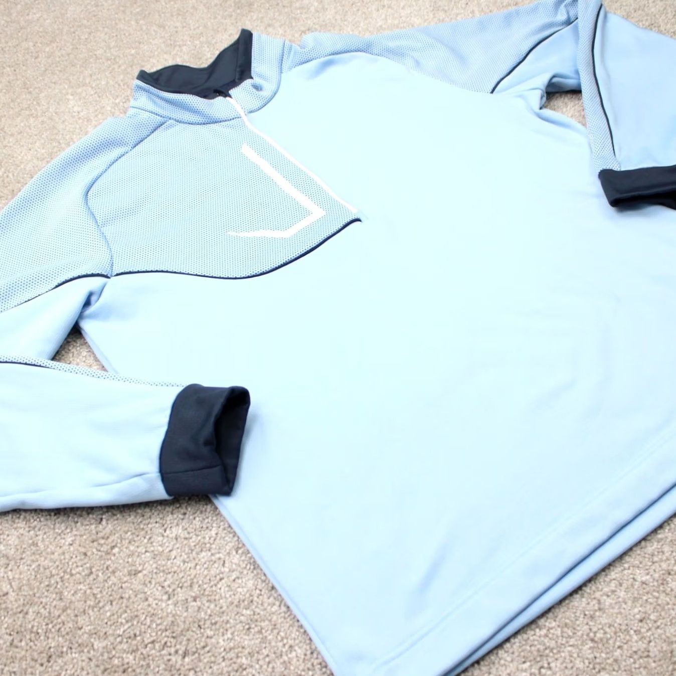 Galvin Green Galvin Green Shirt Mens XL Blue 1/4 Zip Golf Long Sleeve Polyester Stretch Size US XL / EU 56 / 4 - 4 Thumbnail