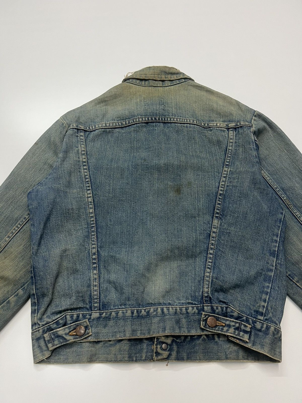 Other 🔥VINTAGE WRANGLER DENIM TRUCKER JACKET Size US S / EU 44-46 / 1 - 10 Thumbnail