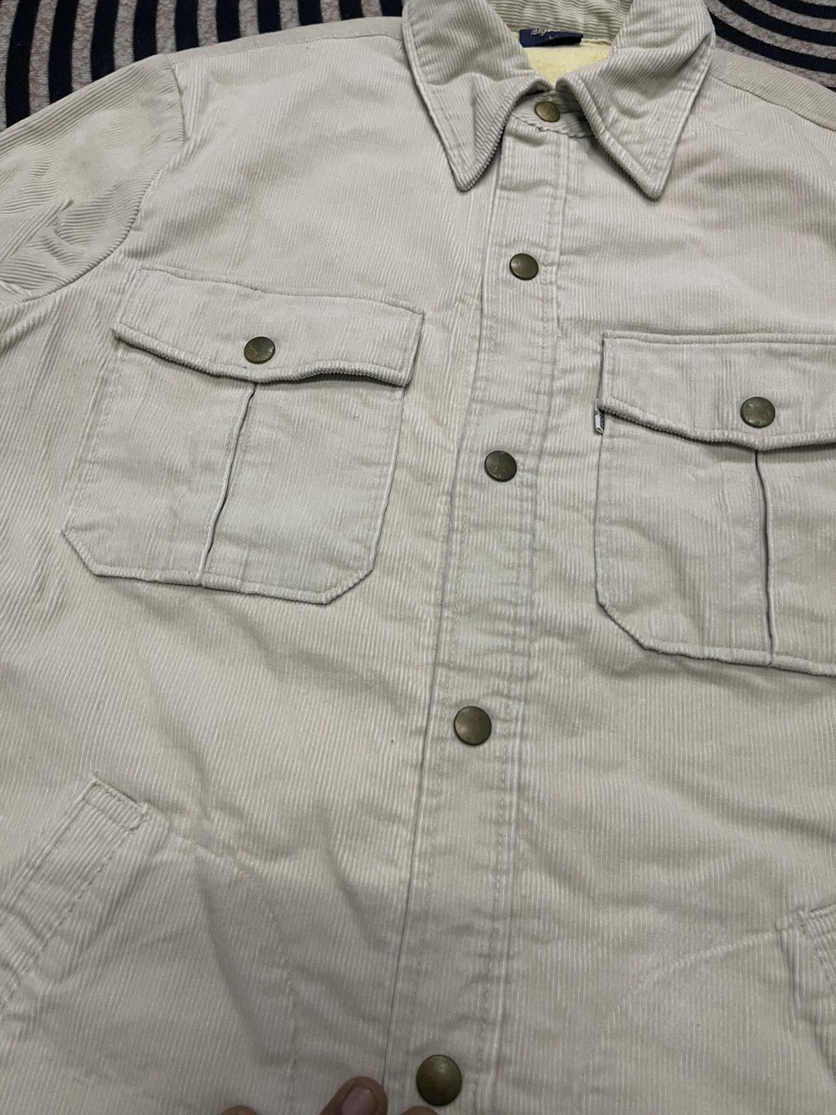 Big John 90s BIG JOHN CORDUROY WORKER BUTTON JACKET Size US L / EU 52-54 / 3 - 5 Thumbnail