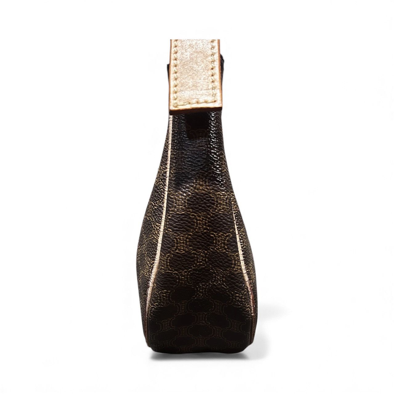 Celine Authentic CELINE Canvas Calfskin Macadam Hobo Shoulder Bag Size ONE SIZE - 5 Thumbnail