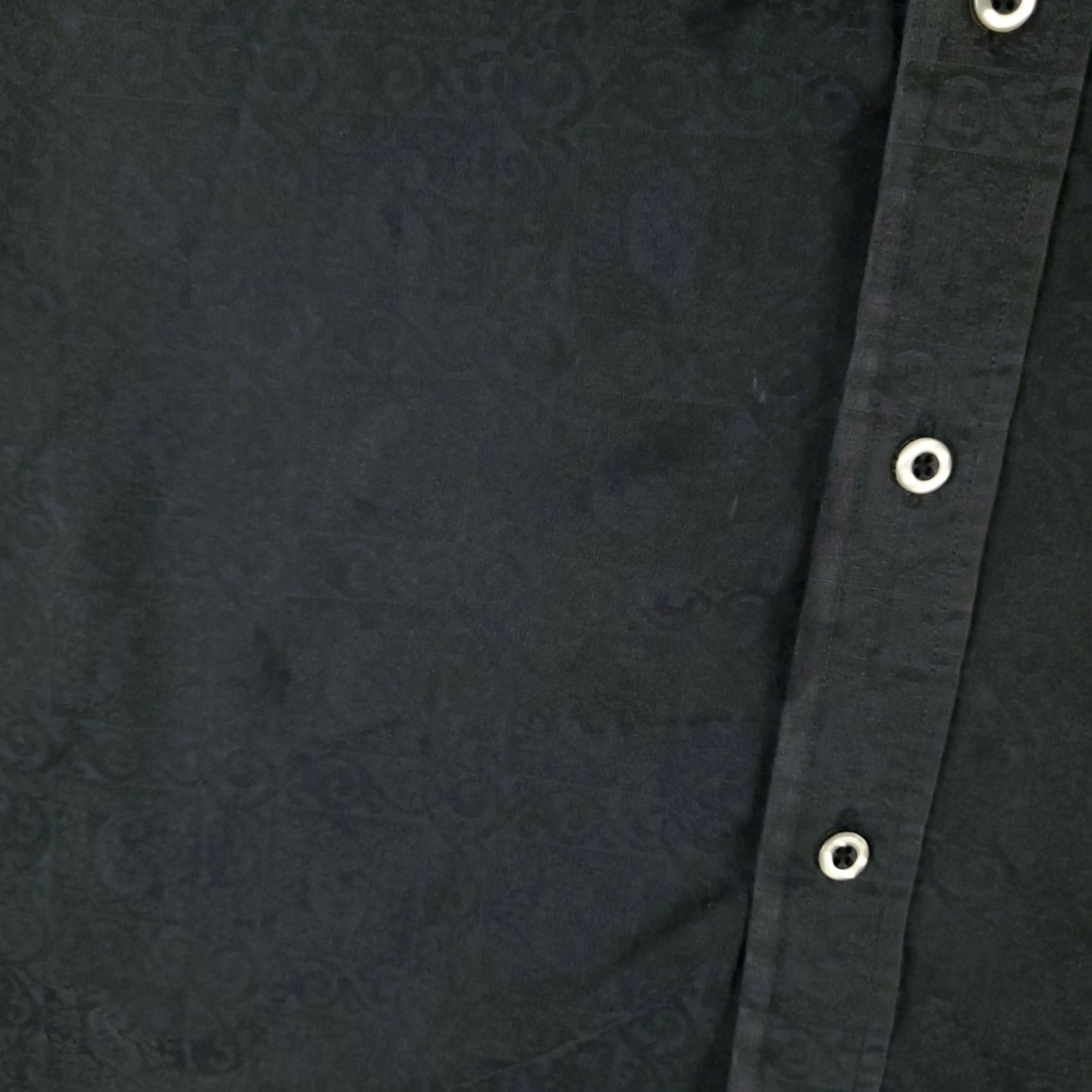 Robert Graham Robert Graham Shirt Mens 2XL Black Casual Button Up Long Sleeve *FADED* Size US XXL / EU 58 / 5 - 3 Thumbnail