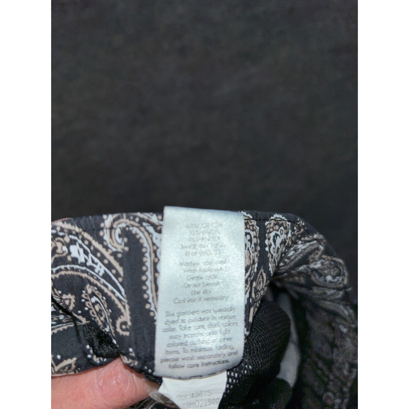 Pacsun PacSun Paisley Womens Joggers Print Black White Small Size 27" / US 4 / IT 40 - 9 Thumbnail