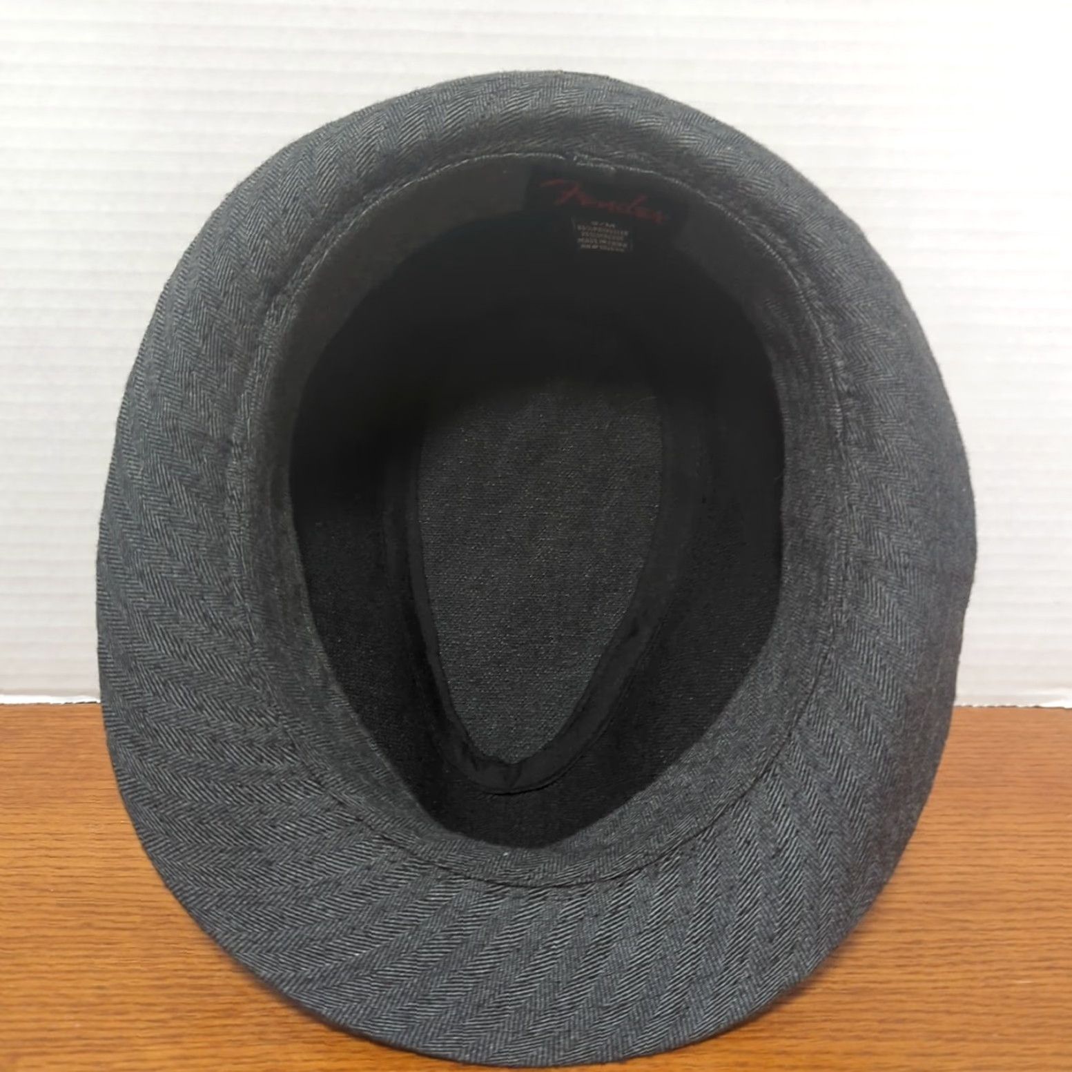 Fender Fender Fedora Hat Cap Dark Gray Adult Mens Size S/M Fits 7 1/8 - 7 3/8 Fedora Hats Size ONE SIZE - 7 Thumbnail