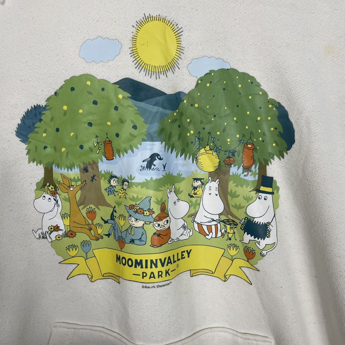 Japanese Brand Moomin Valley Park Pullover Hoodie Size US M / EU 48-50 / 2 - 12 Thumbnail