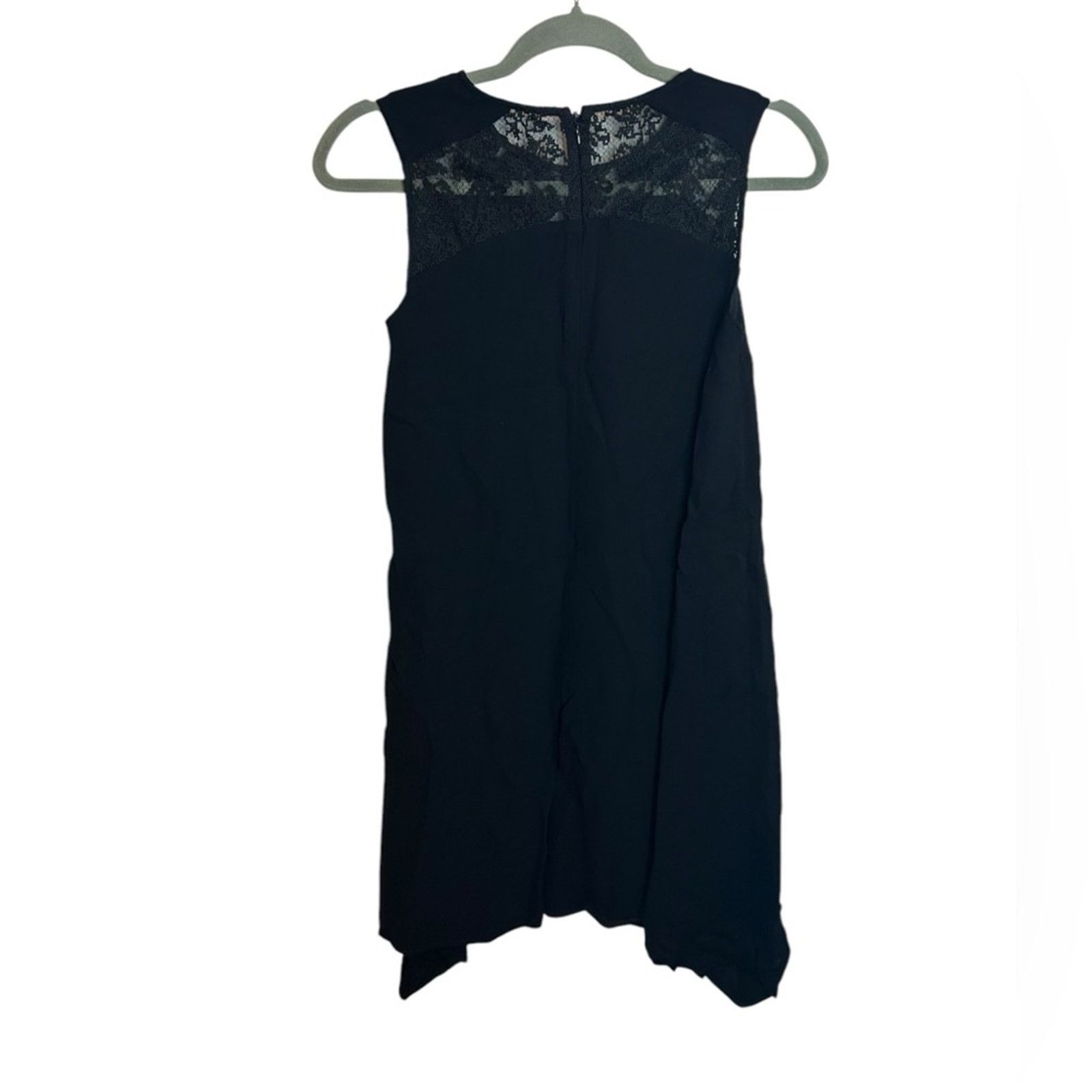 French Connection Nwt French Connection Hennessy Drape Black Lace Dress Size XS / US 0-2 / IT 36-38 - 3 Thumbnail