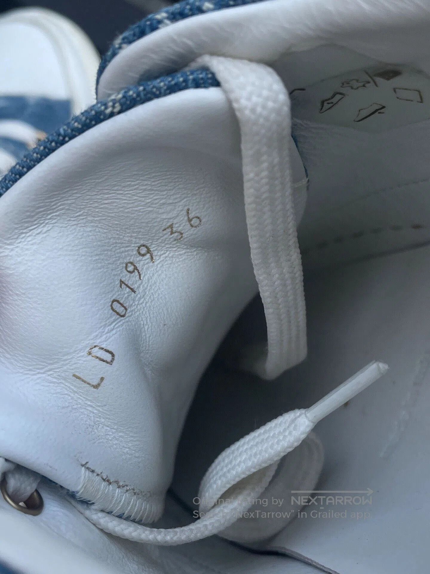 LVXWA Louis Vuitton Blue Sneakers for Sale. Size US 7 / IT 37 - 4 Thumbnail