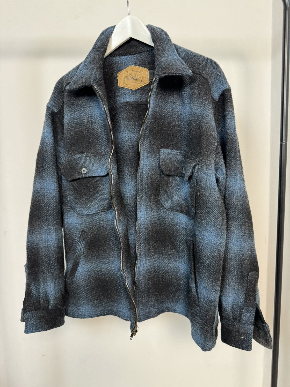 Woolrich Woolen Mills !extremely rare Made in USA Woolrich 1990 wool jacket Size US L / EU 52-54 / 3 - 4 Thumbnail