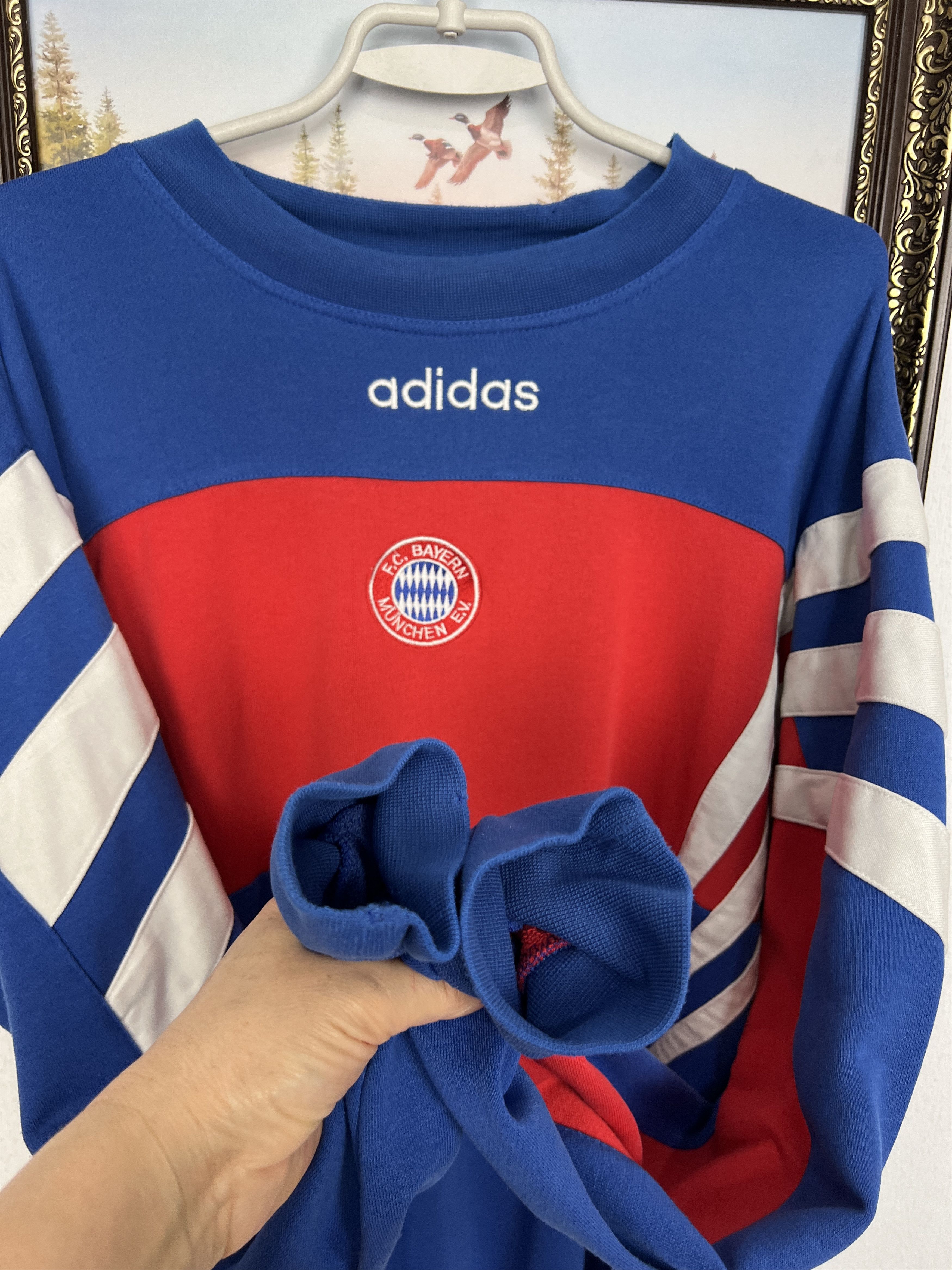 Adidas Vintage 90's Bayern Munich Football Sweatshirt Soccer Rare Size US M / EU 48-50 / 2 - 5 Thumbnail
