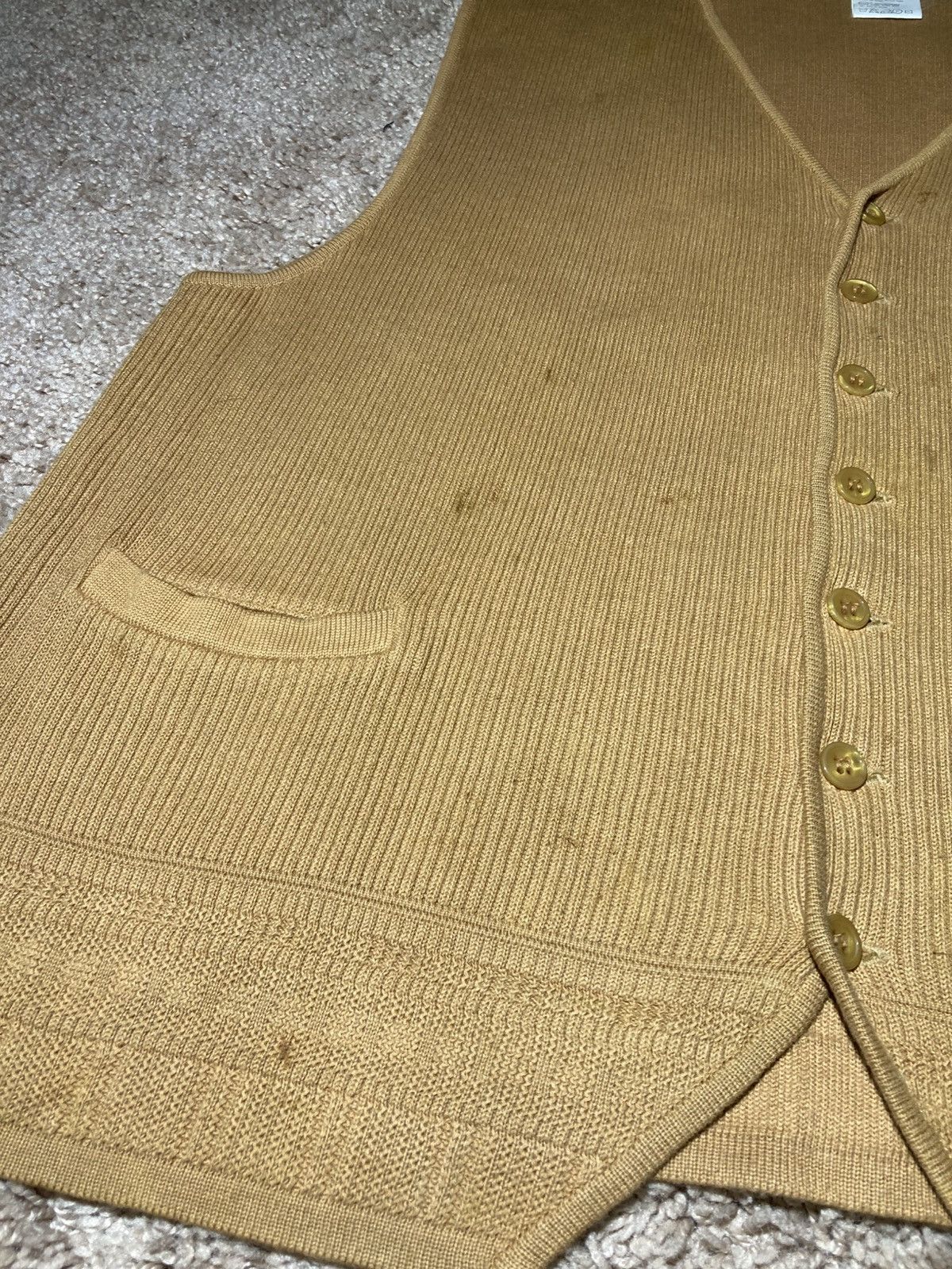 Yohji Yamamoto Vintage Yohji Yamamoto Pour Homme Vest Knit YYPH 90s Pipe M Size US M / EU 48-50 / 2 - 4 Thumbnail