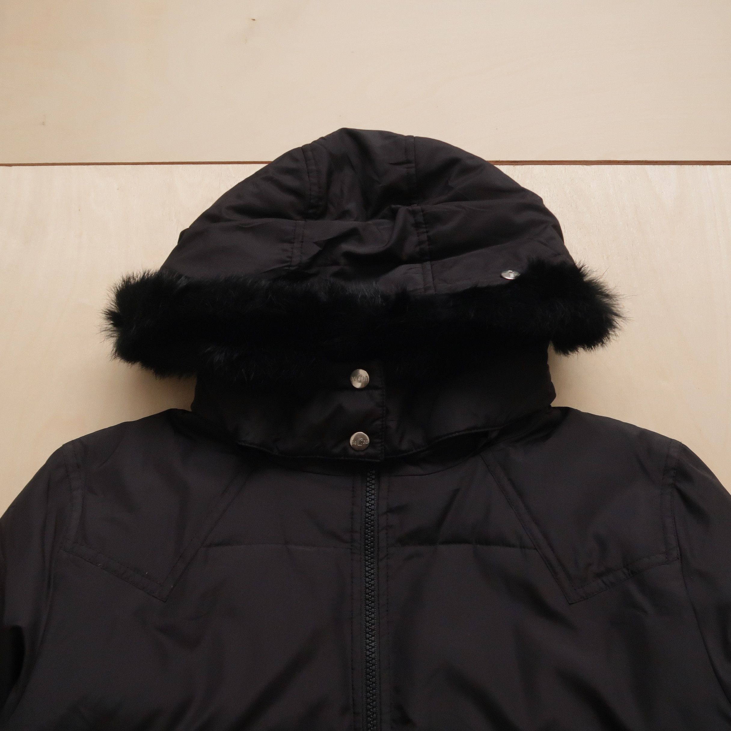 MCM 1990s MCM OTC Padded Down Jacket Fur Faux Size L / US 10 / IT 46 - 3 Thumbnail