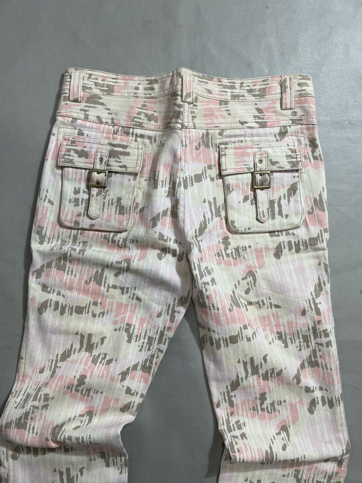 Japanese Brand Japan flared camo jeans pocket Size US 29 - 4 Thumbnail