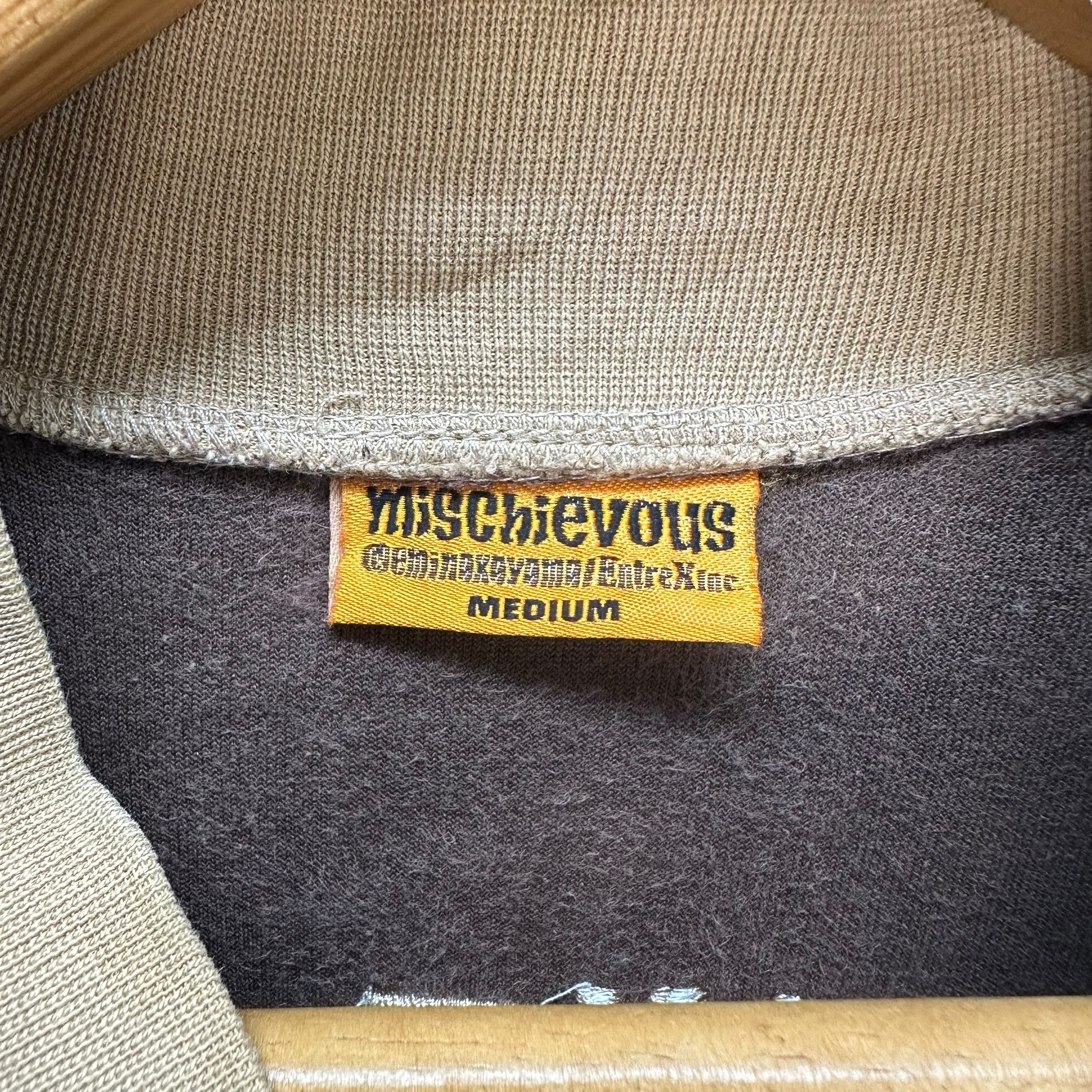 Japanese Brand MISCHIEVOUS EMBROIDERY BIG LOGO VELVET JACKET #8931-040 Size US M / EU 48-50 / 2 - 9 Thumbnail