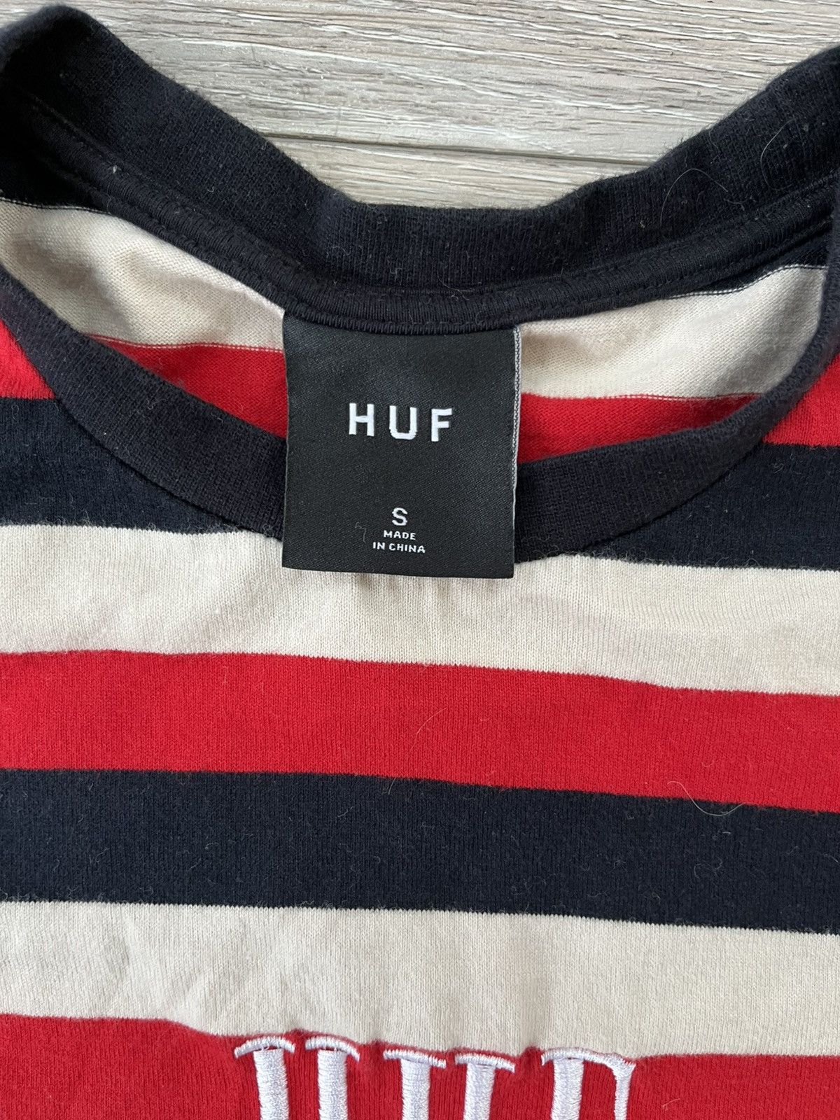 Huf Huf Striped T-Shirt Size US S / EU 44-46 / 1 - 5 Thumbnail