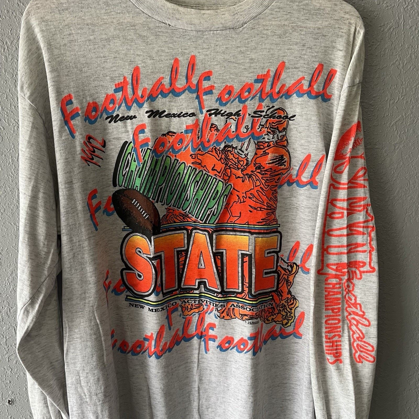 Vintage Vintage Mexico State Football Championship Tshirt Mens XL Lo Size US XL / EU 56 / 4 - 2 Thumbnail