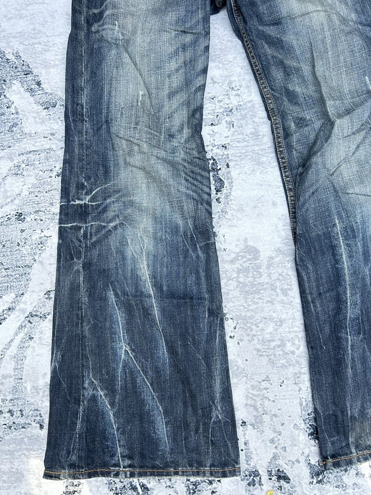 If Six Was Nine Super Flared Japan Brand Jeans Size US 32 / EU 48 - 7 Thumbnail
