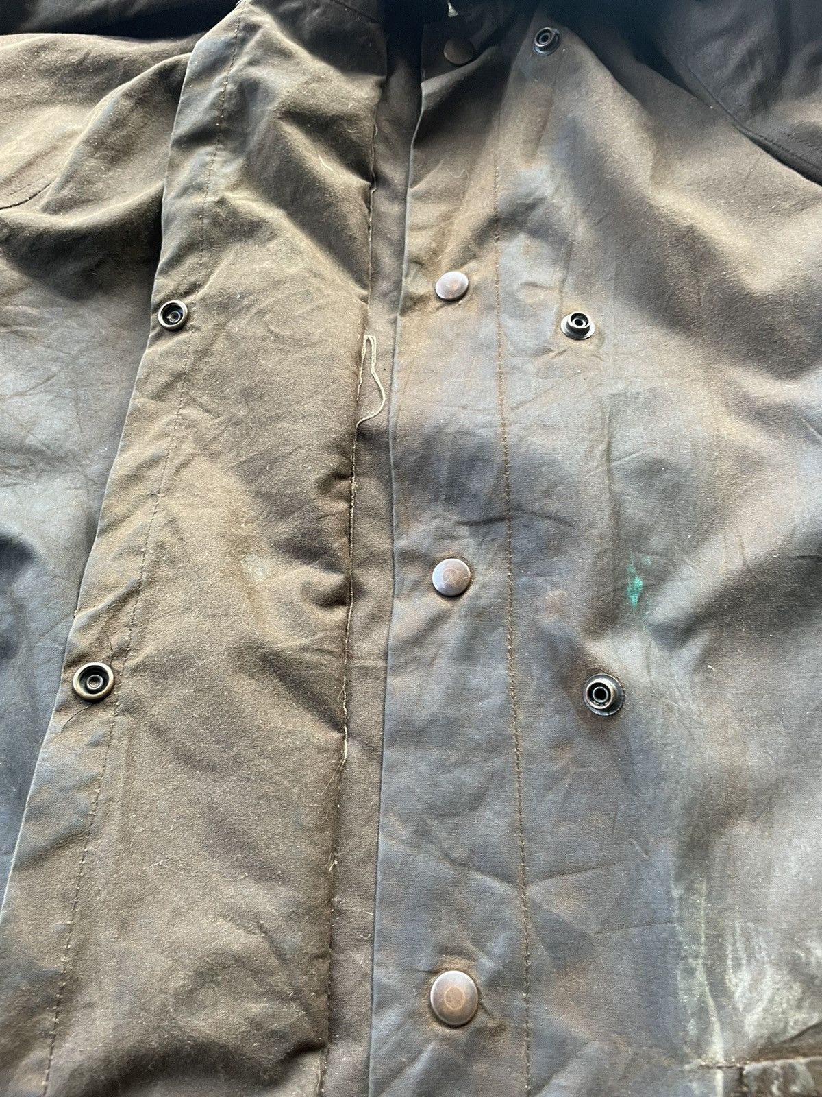 Vintage Vintage Unknown Military Wax Deck Jacket Size US L / EU 52-54 / 3 - 17 Thumbnail