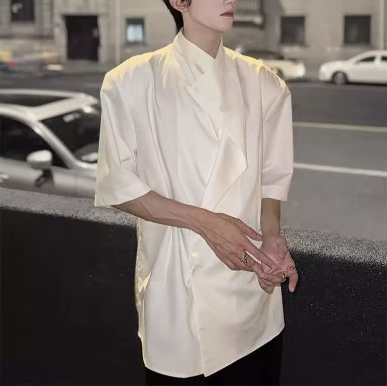 Other Casual Designer Irregular Loose Korean Style Shirt Size US M / EU 48-50 / 2 - 3 Thumbnail
