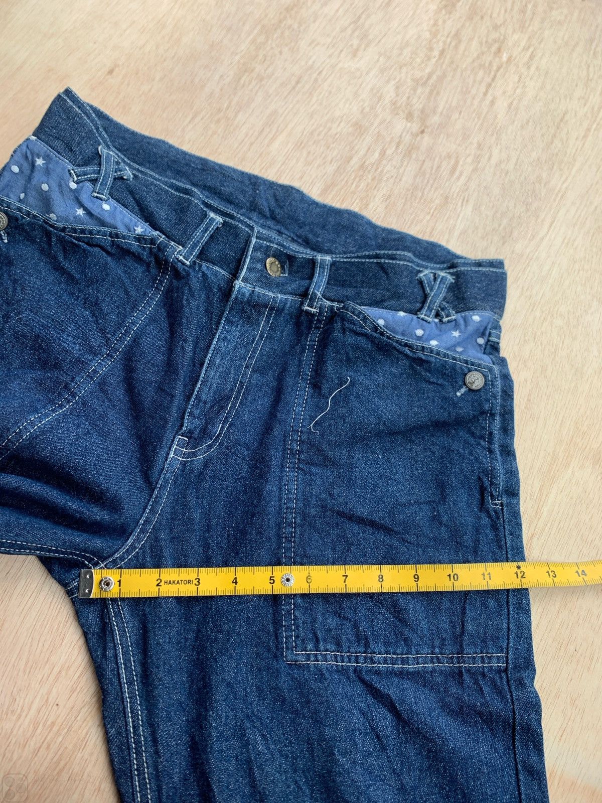 Hysteric Glamour × Japanese Brand Funky Bass Kapital Style Denim Jeans Size US 33 - 11 Thumbnail