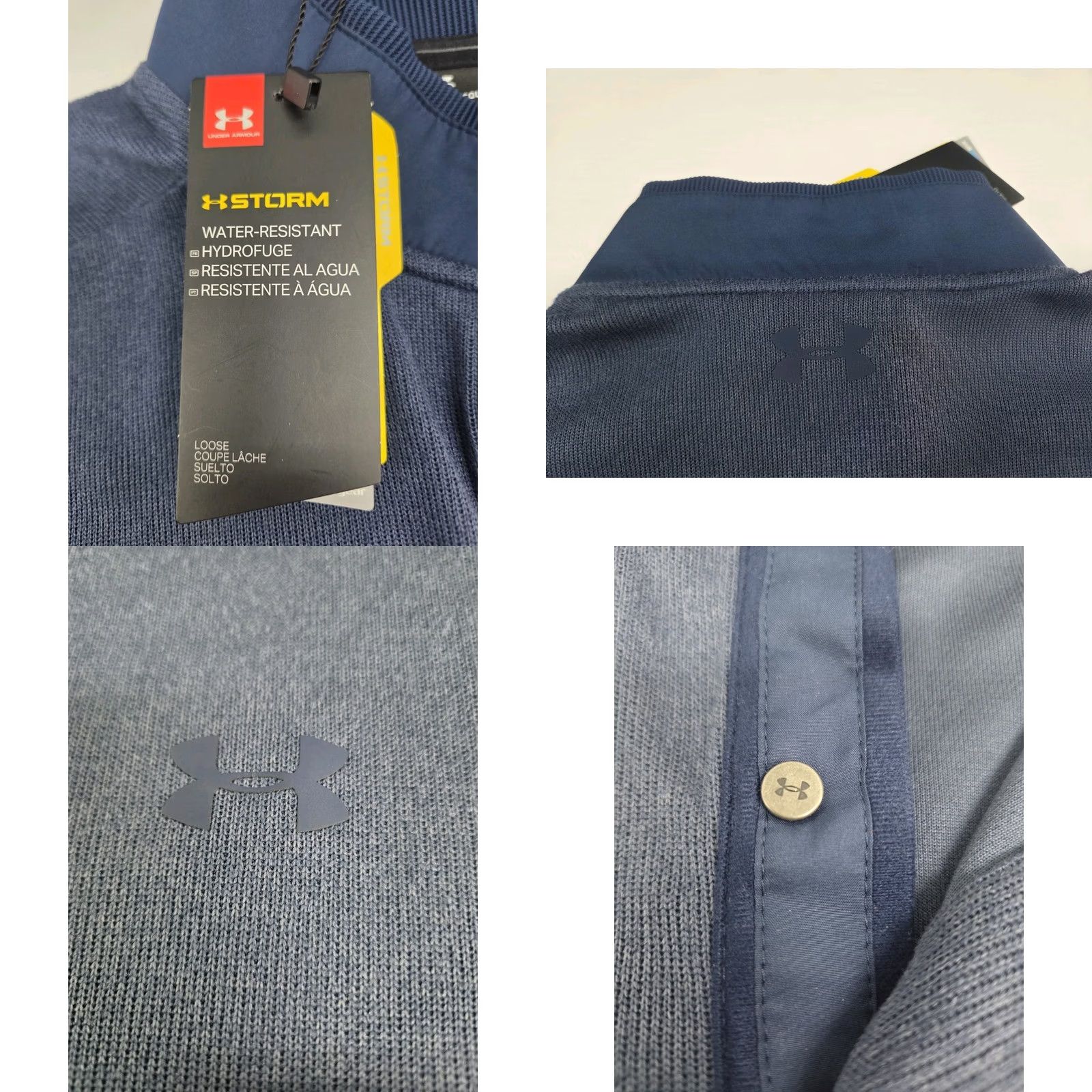 Under Armour Under Armour STORM Golf Jacket Long Sleeve Mens S Blue NWT Loose Fit Size US S / EU 44-46 / 1 - 8 Thumbnail