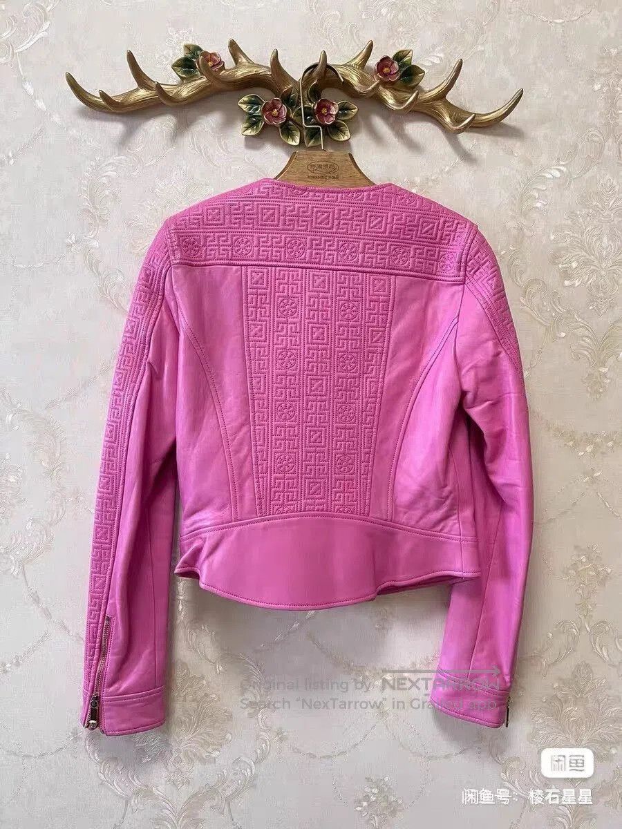 Versace Versace Runway Leather Jacket. Size M / US 6-8 / IT 42-44 - 8 Thumbnail