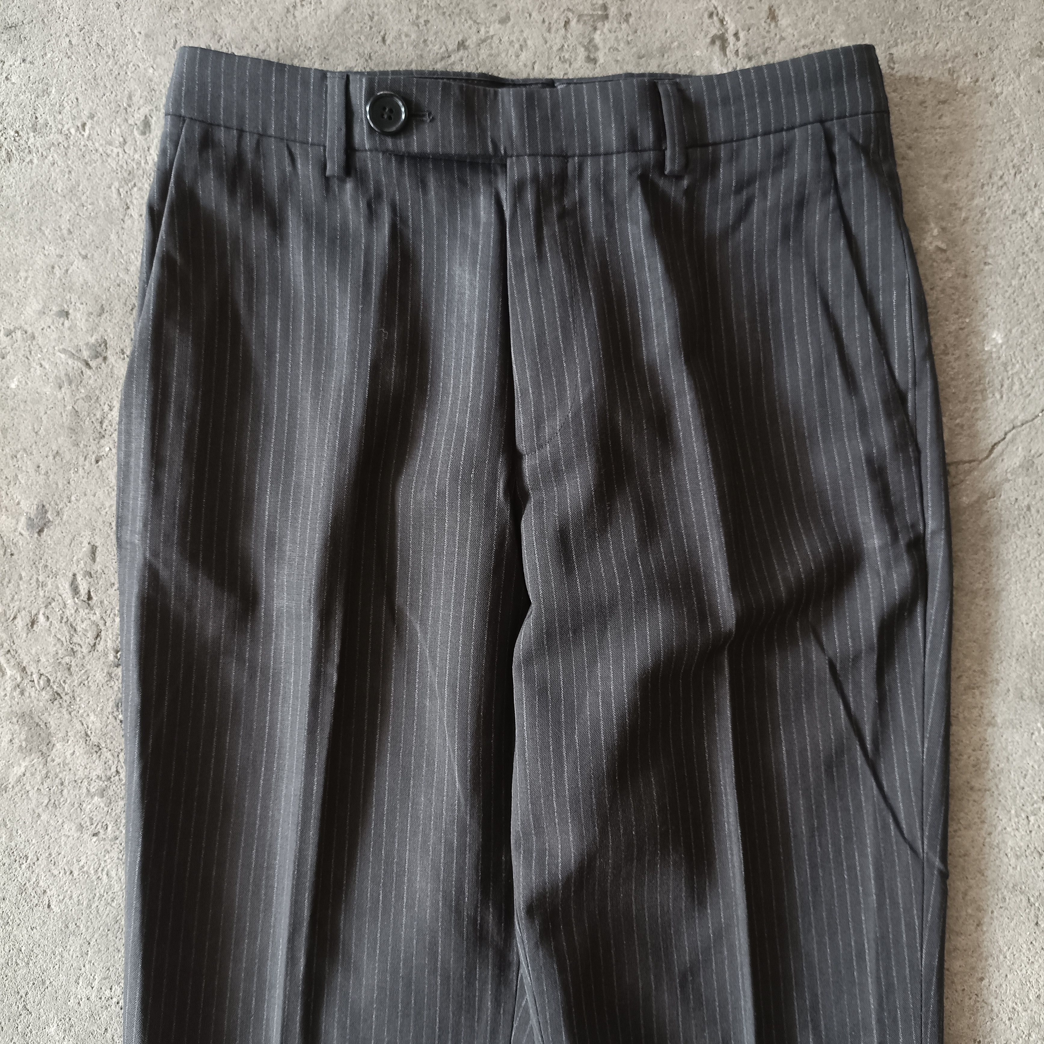 Celine Celine pinstriped wool trouser runaway Size US 28 / EU 44 - 1 Thumbnail