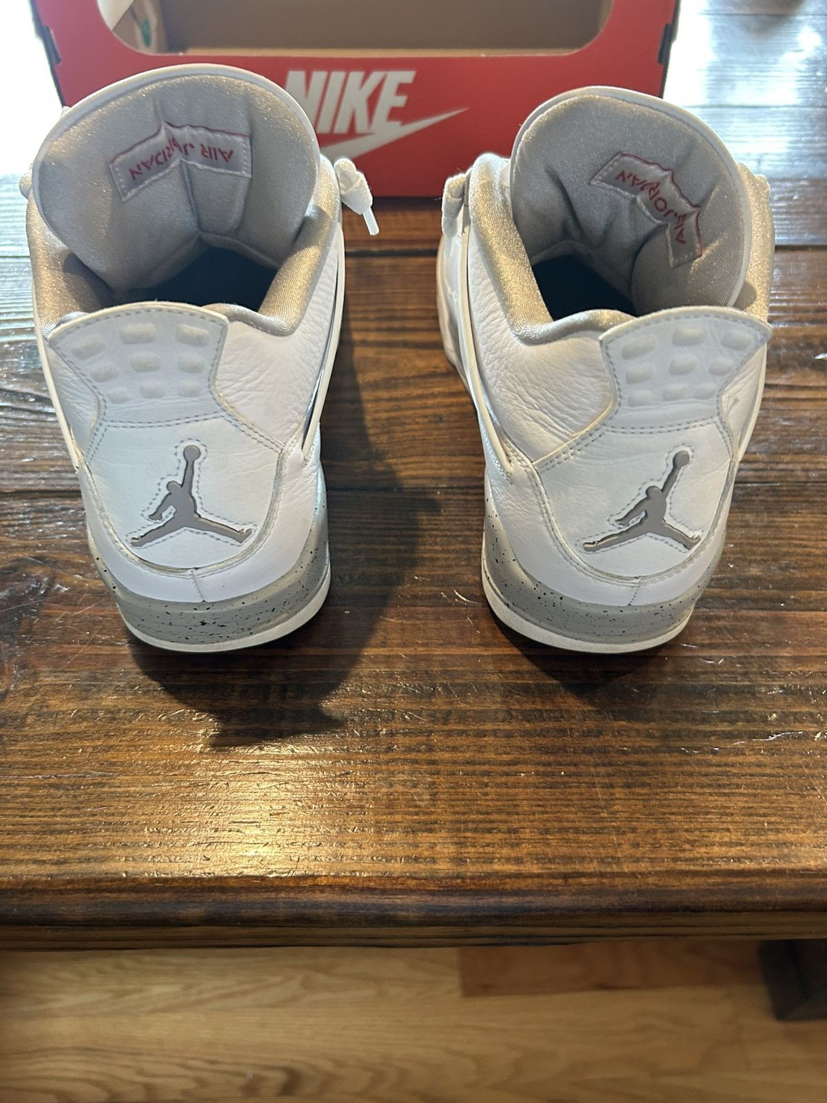 Nike Nike Jordan 4 retro white Oreo Size US 8.5 / EU 41-42 - 6 Thumbnail
