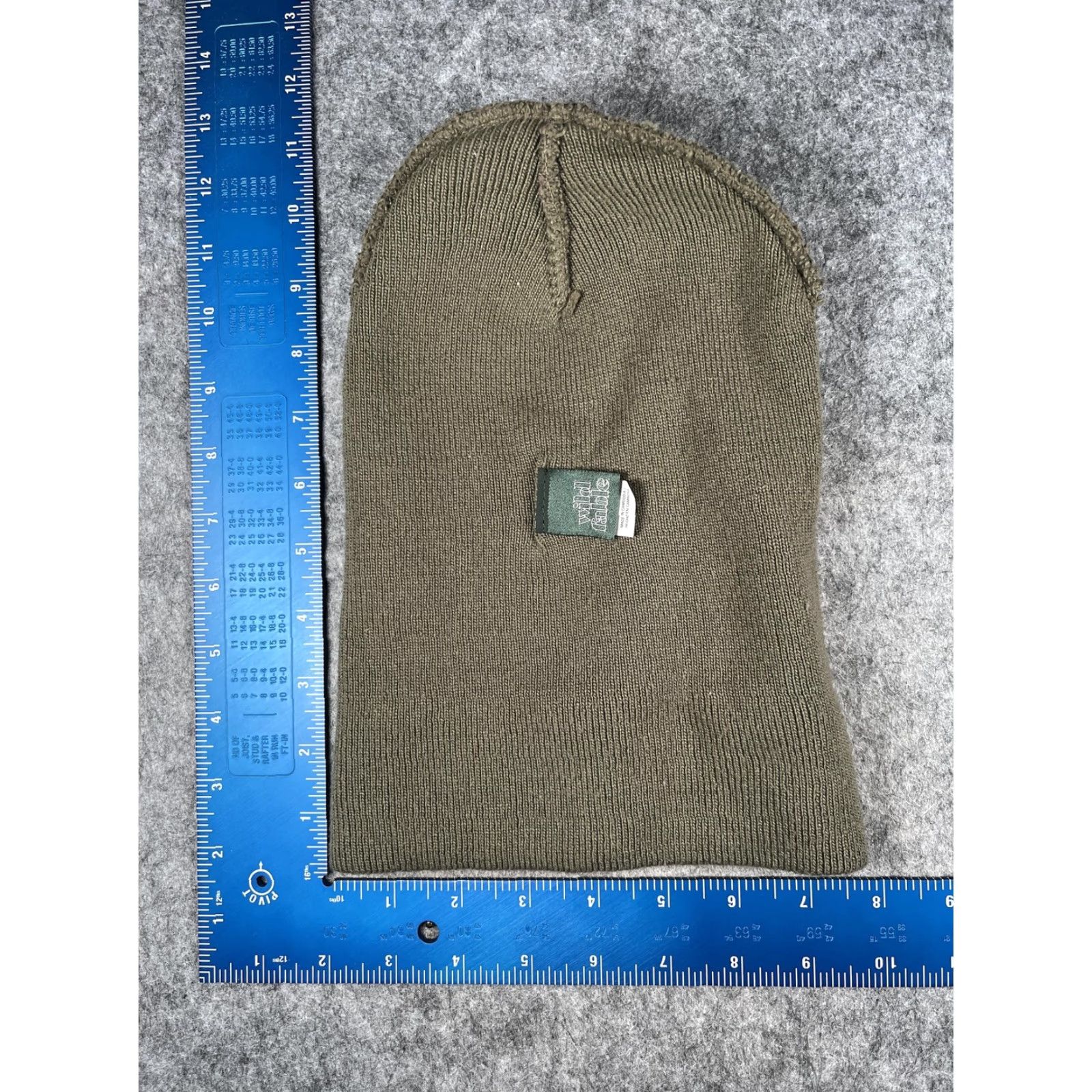 Vintage Wild Fable Beanie Teens One Size Green Knit Lined Stretch Casual Winter Hat Size ONE SIZE - 4 Thumbnail