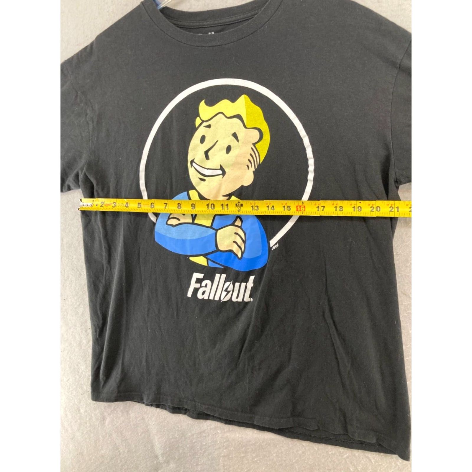 Logo 7 Bethesda Gaming T-Shirt Black XL Short Sleeve Graphic Print Mens Size US XL / EU 56 / 4 - 2 Thumbnail