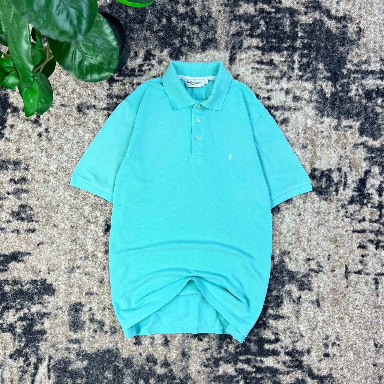 Yves Saint Laurent Yves Saint Laurent Mini Logo Luxury Polo T-Shirt Size US M / EU 48-50 / 2 - 1 Thumbnail