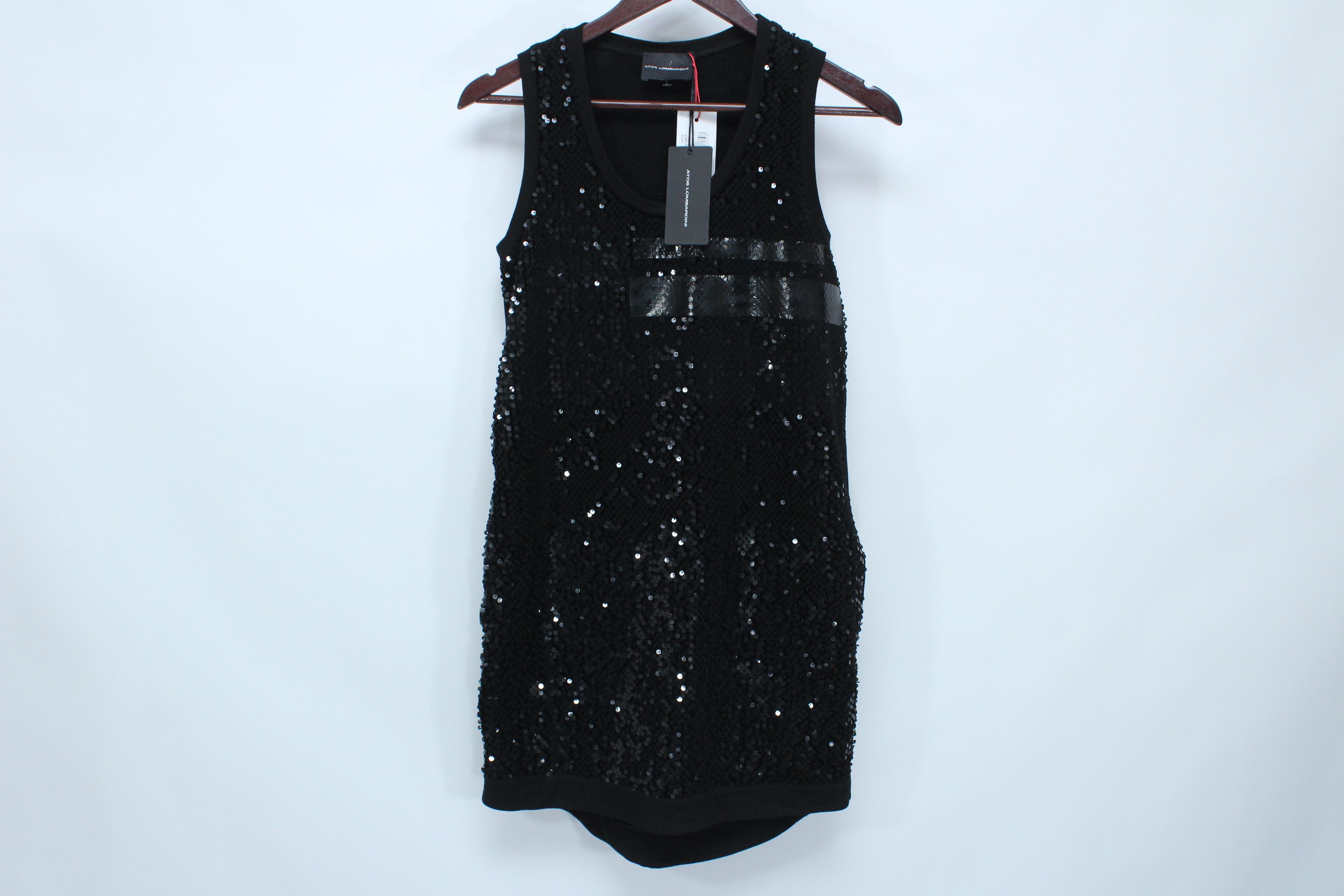 New Atos Lombardini Dress Womens Size 40 Made In italy