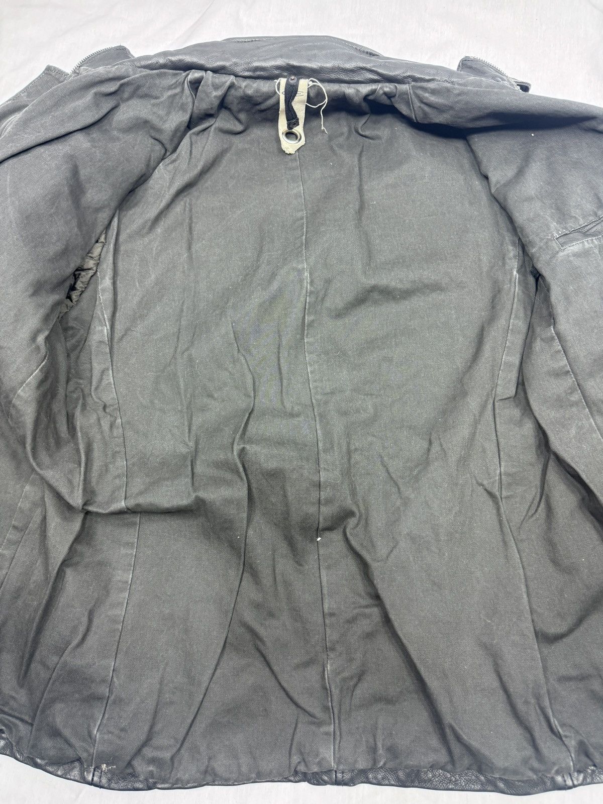 Vintage Compagnia Delle Pelli Military Motorcycle Leather Jacket Size US XXL / EU 58 / 5 - 19 Thumbnail
