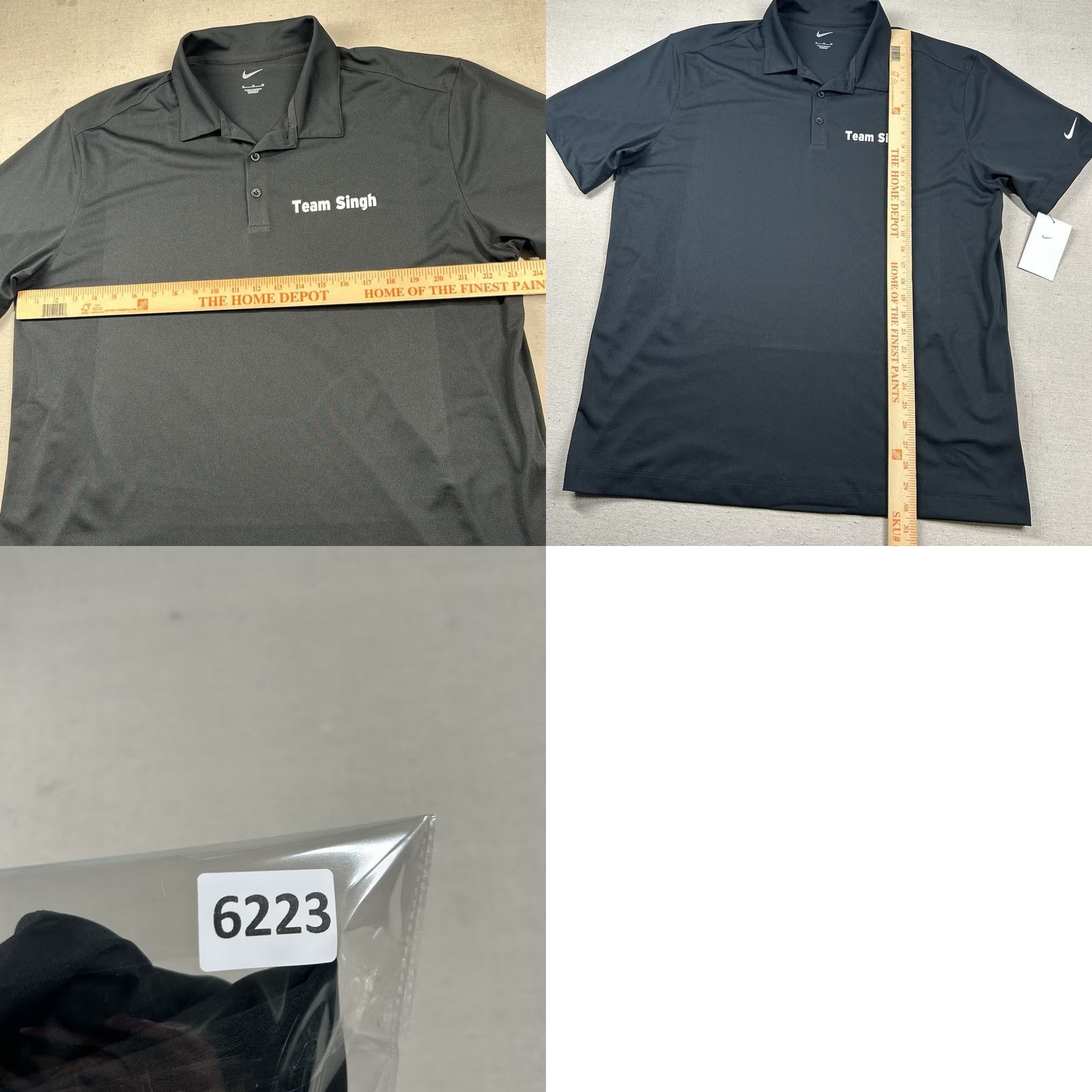 Nike Nike Golf Polo Shirt Mens XL Black Solid 100% Polyester Polo Golf Mens XL Black Nike Golf Solid Shirt Size US XL / EU 56 / 4 - 8 Thumbnail