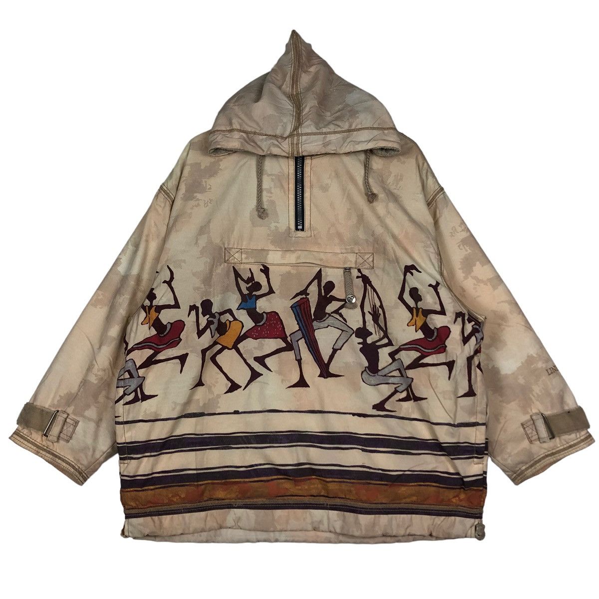 Japanese Brand 🔥VTG ANORAK HUNTING JACKET NAVAJO DESIGN LINEA PALIO ITALY Size US L / EU 52-54 / 3 - 1 Thumbnail