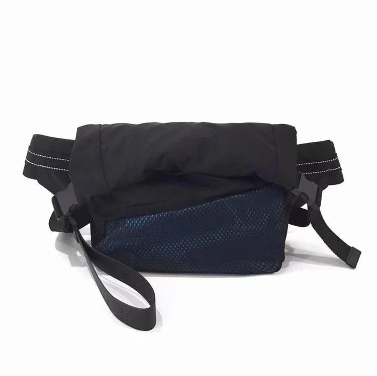 Bottega Veneta Bottega Veneta Black/ Blue Nylon Belt Bag Size ONE SIZE - 1 Thumbnail