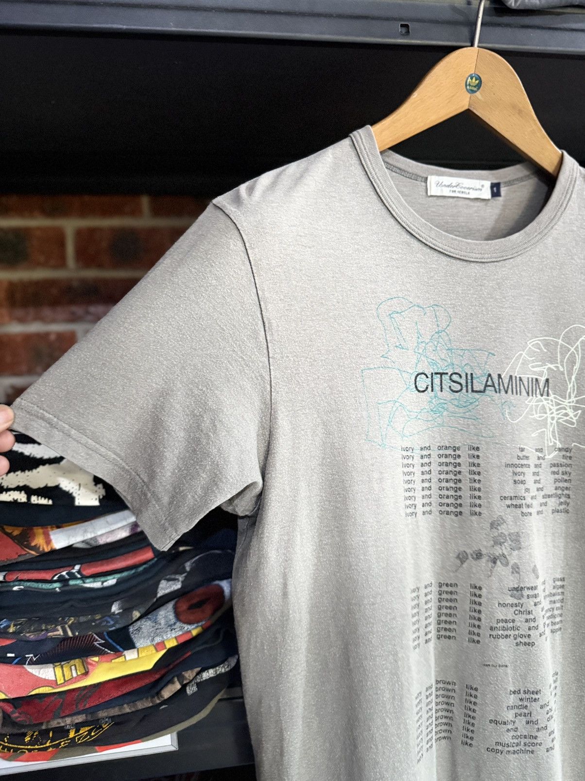 Undercover Undercover Citsilaminim Faded Japan Tee Size US M / EU 48-50 / 2 - 5 Thumbnail