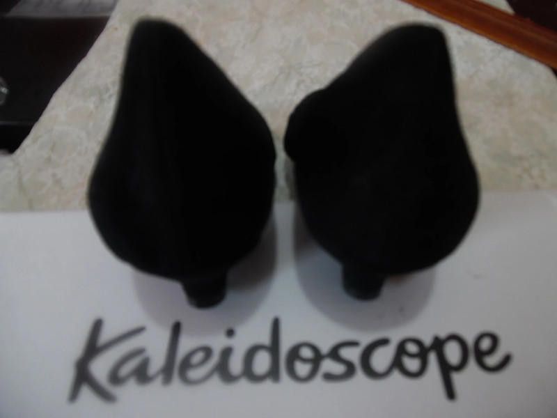 Designer Kaleidoscope black shoes for women's size 7UK Size US 9 / IT 39 - 9 Thumbnail