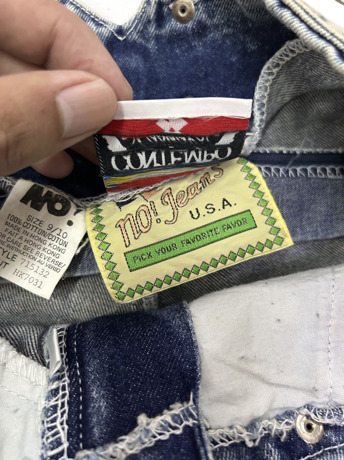 Vintage Vintage 90s NO! JEANS USA Denim Regular Fit Jeans Size US 29 - 13 Thumbnail