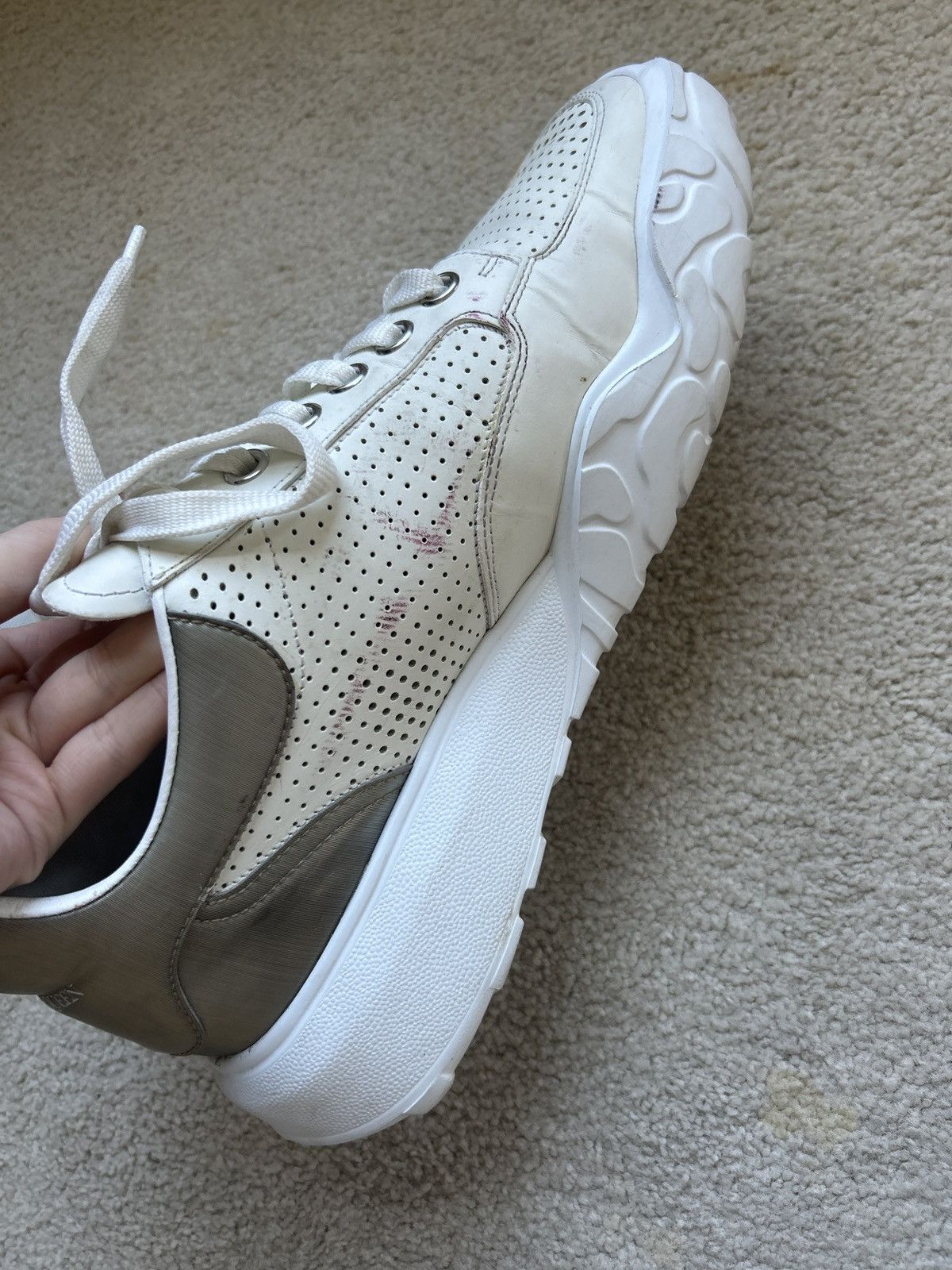 Alexander McQueen Alexander McQueen Perforated Court Sneakers Size US 8.5 / EU 41-42 - 7 Thumbnail