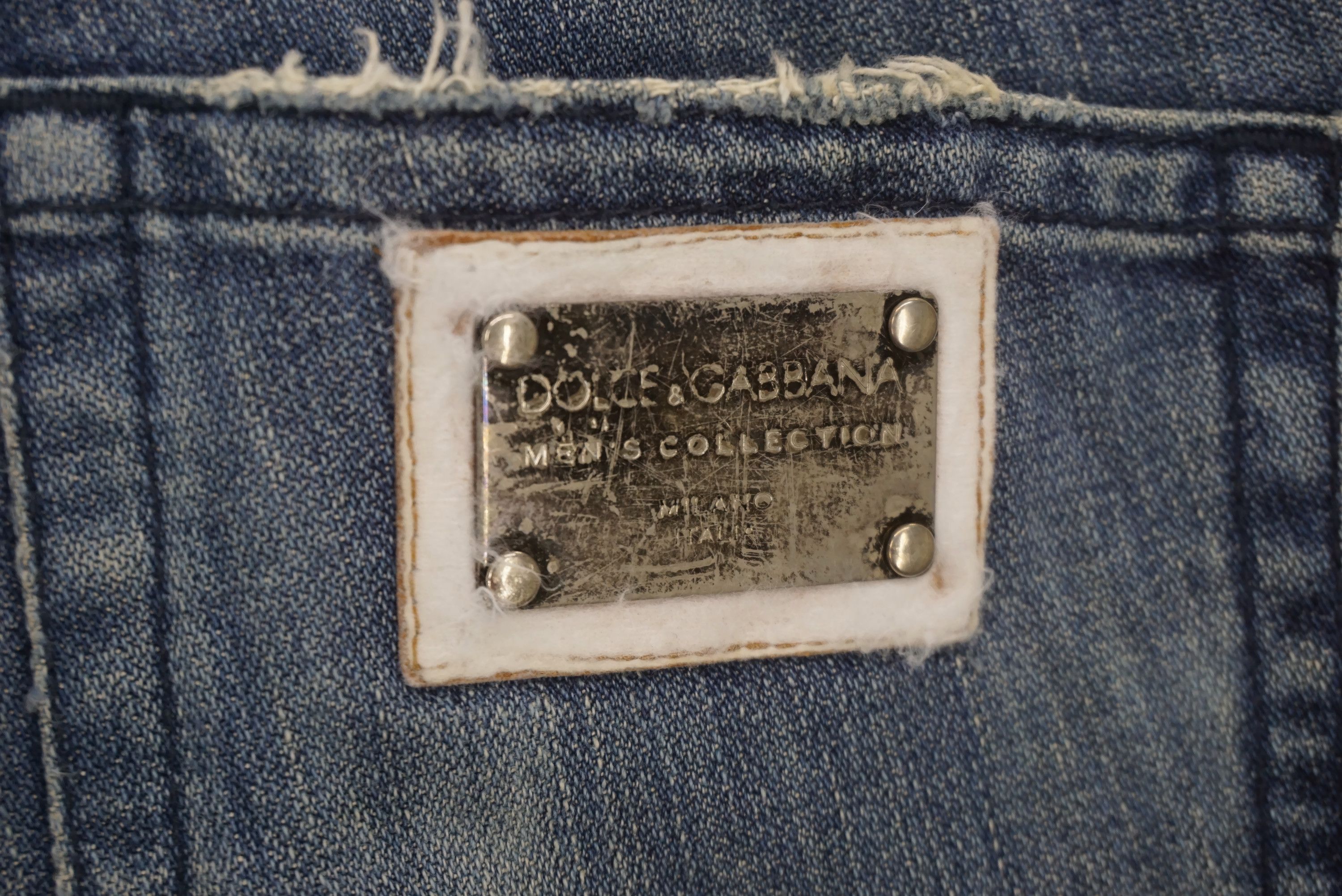 Dolce & Gabbana D&G Jeans Size W34xL33.5 Made in Italy 14 Classic Low Rise Size US 34 / EU 50 - 10 Thumbnail