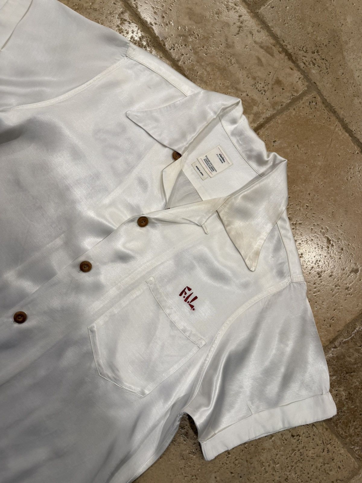 Visvim Visvim SS17 F.I.L. Irving Camp-Collar PEERLESS Satin Shirt Size US M / EU 48-50 / 2 - 6 Thumbnail