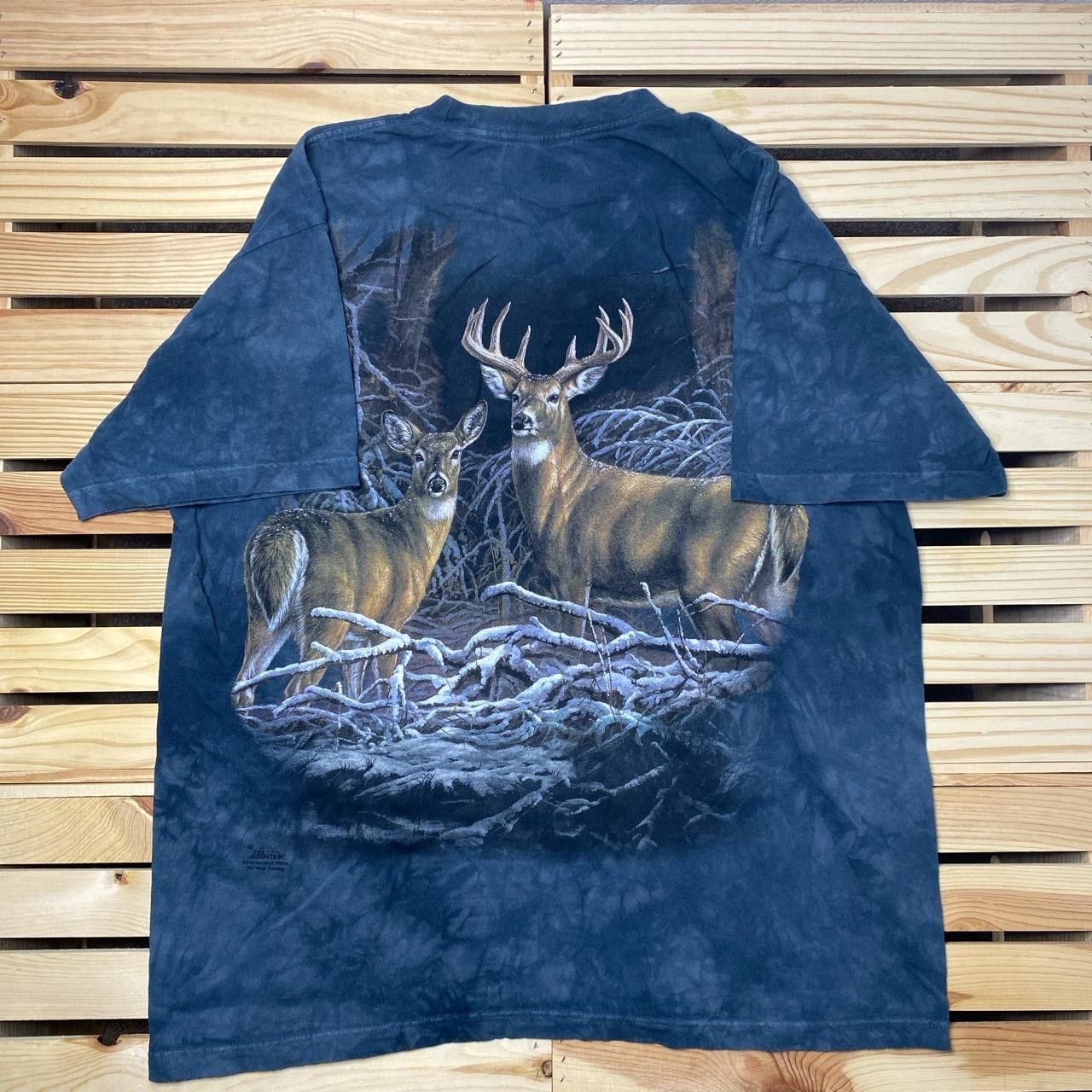 The Mountain Vintage The Mountain x Deers Navy Blue Nature Tee Size XL Size US XL / EU 56 / 4 - 1 Thumbnail