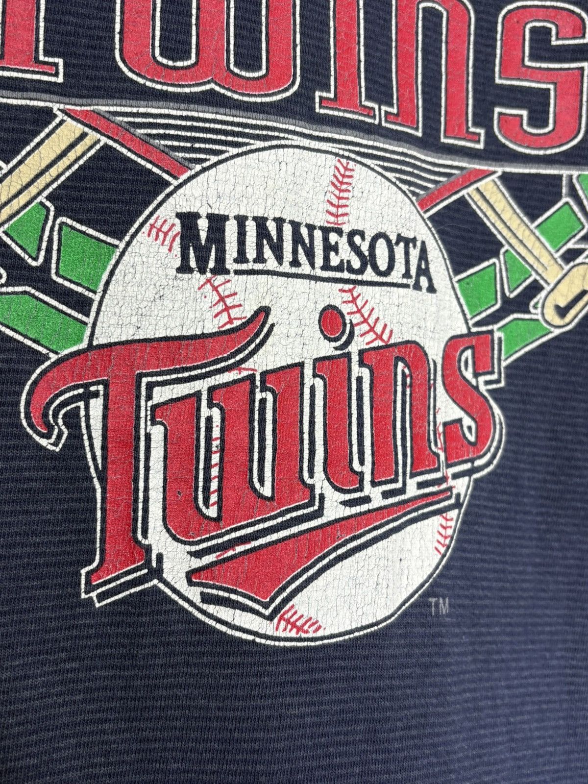 Logo 7 NWT 1993 Logo 7 MLB Minnesota Twins T-Shirt League Champions Size US XL / EU 56 / 4 - 4 Thumbnail