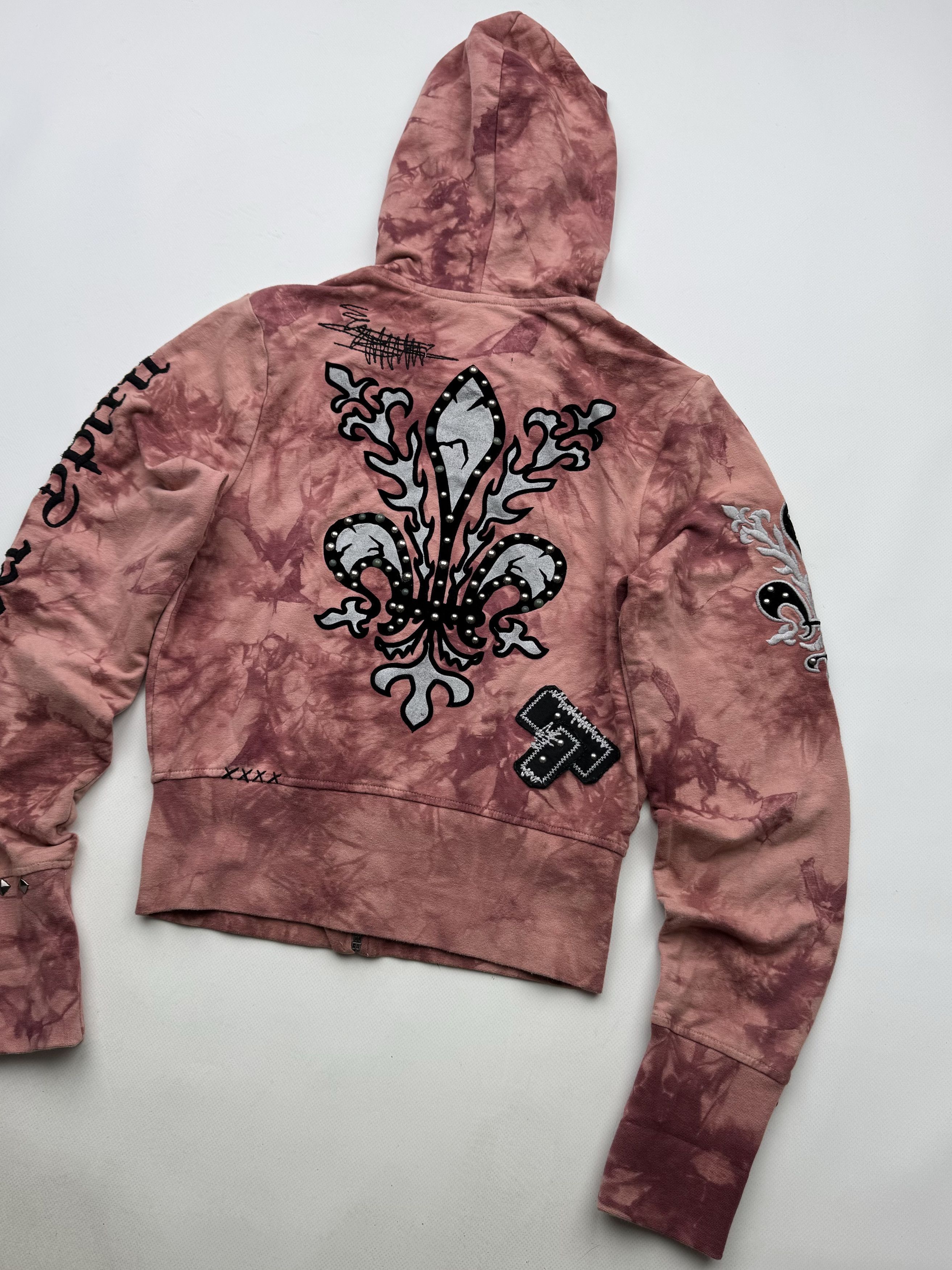 Vintage 90's Cropped Hoodie B58(V442)E2 Size L / US 10 / IT 46 - 8 Thumbnail