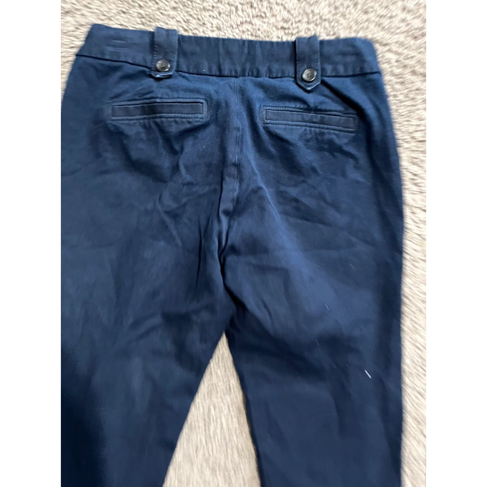 Banana Republic Banana Republic Dress Pants Martin Fit Wool Blend Size 2 Navy Blue Womens Classic Size 26" / US 2 / IT 38 - 4 Thumbnail